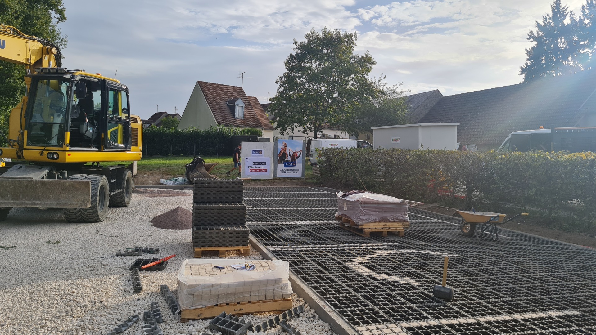 Travaux parking du lavoir