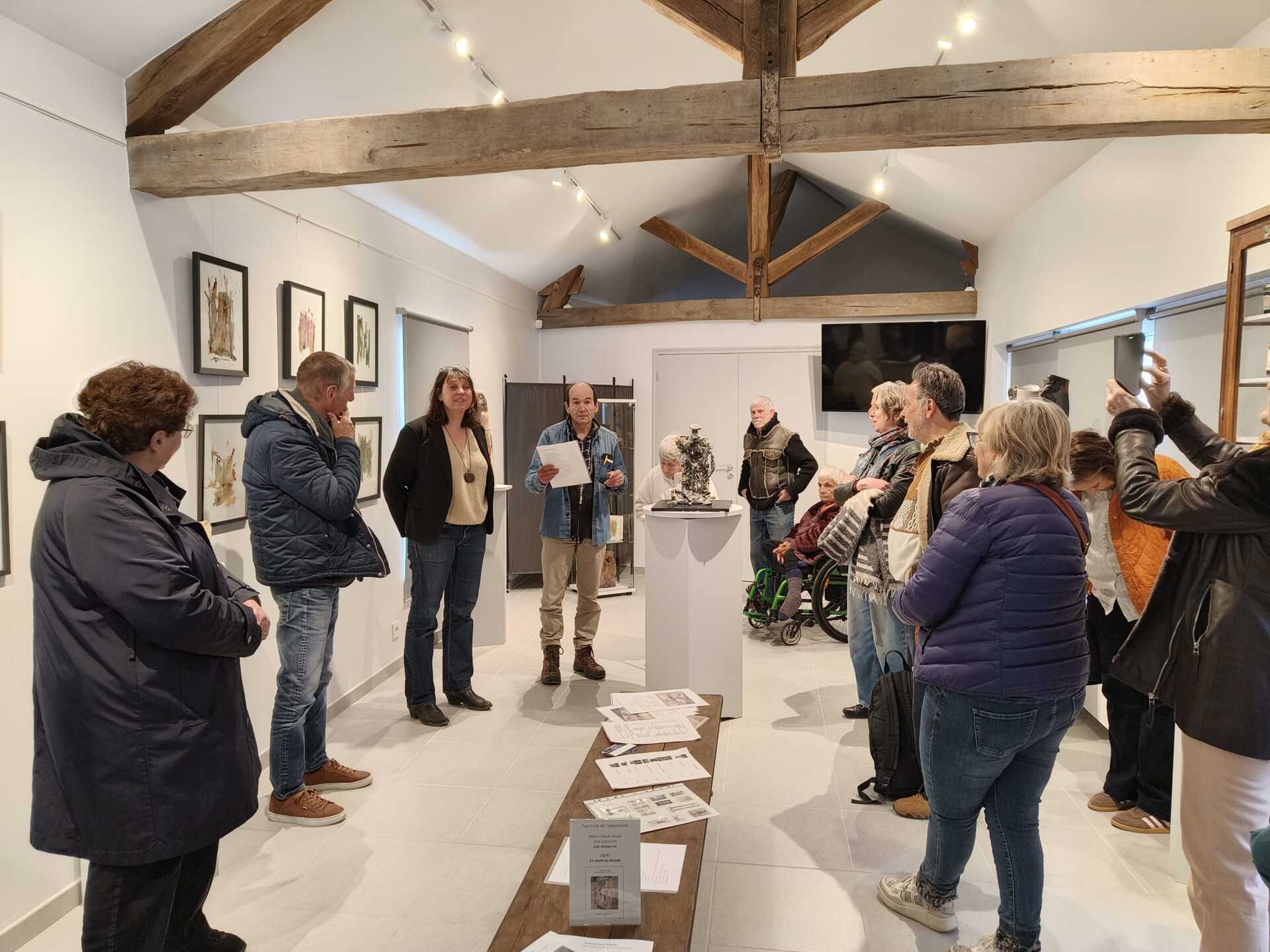 Inauguration exposition Gosse et Couturier