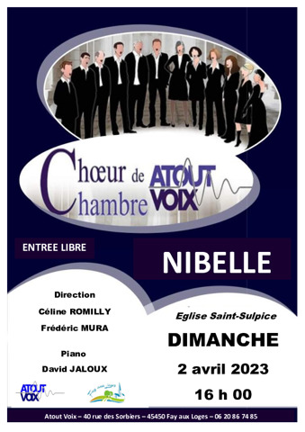Concert ATOUT VOIX   Choeur de chambre