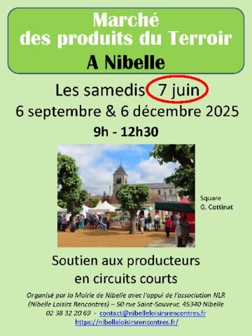 Marche des produits du terroir à Nibelle