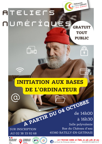 Ateliers numériques à compter du 4 octobre à Batilly