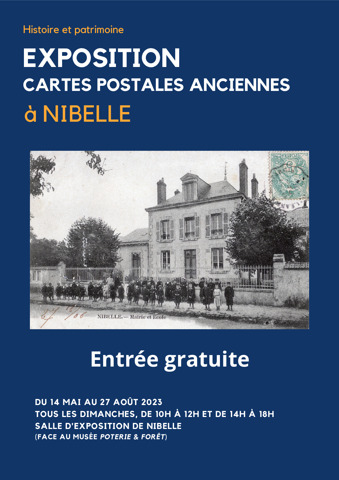 Exposition Cartes postales de Nibelle du 14 mai au 27 août 2023