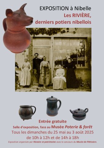 Exposition Les RIVIERE, derniers potiers à Nibelle