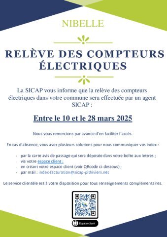 Relève compteurs électriques
