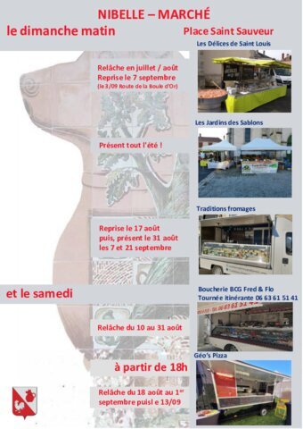 Marché à Nibelle