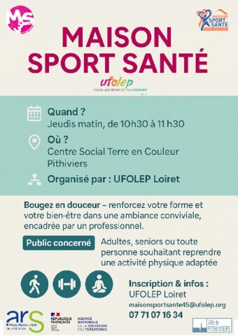 Maison sport santé à Pithiviers