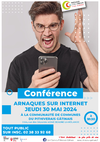 Conférence Arnaques sur internet le 30 mai