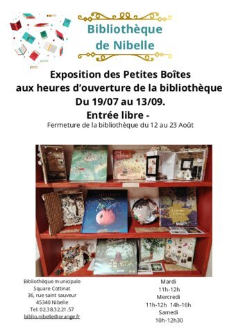Exposition des petites boîtes