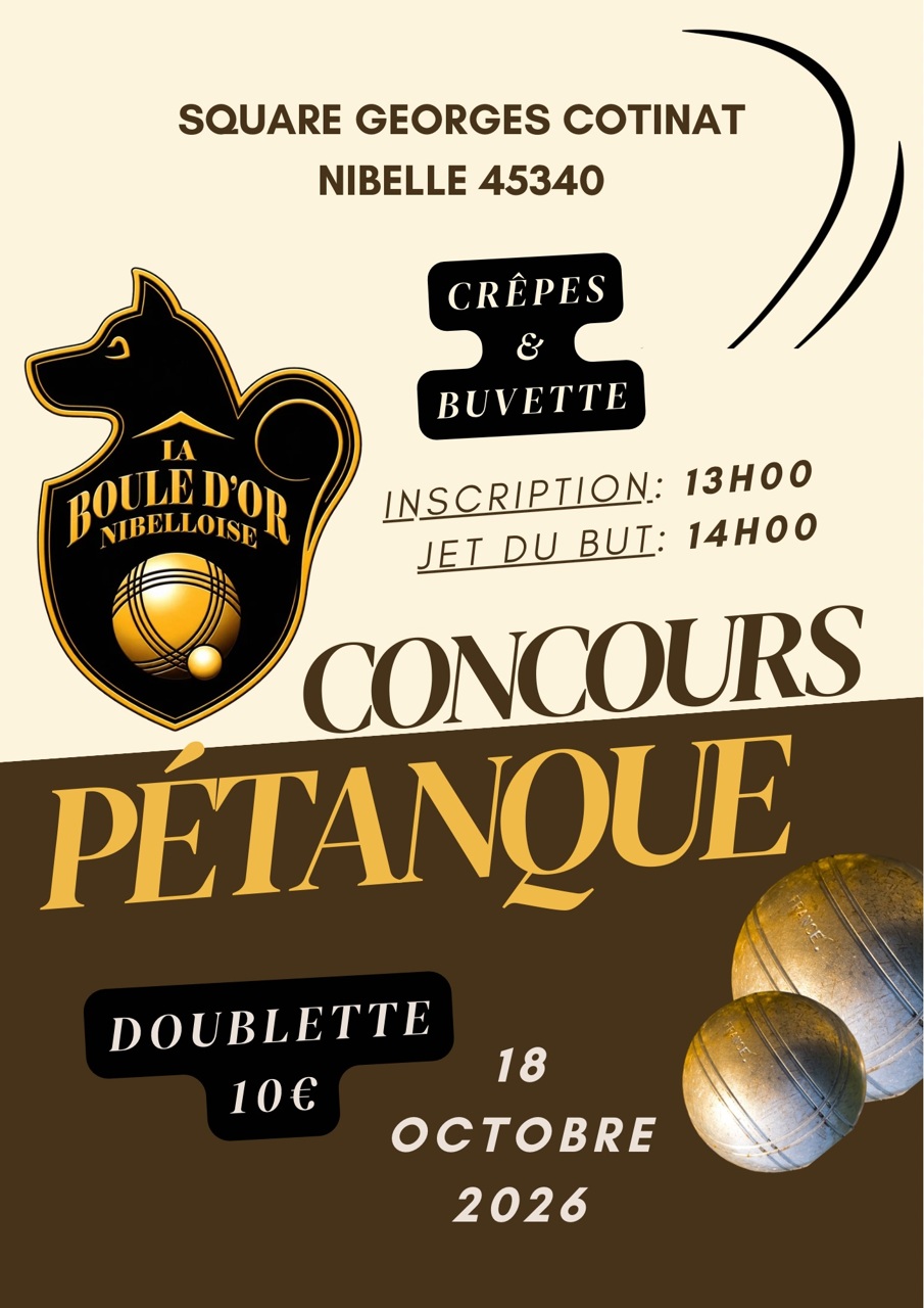 La Boule d'Or - tournoi de pétanque