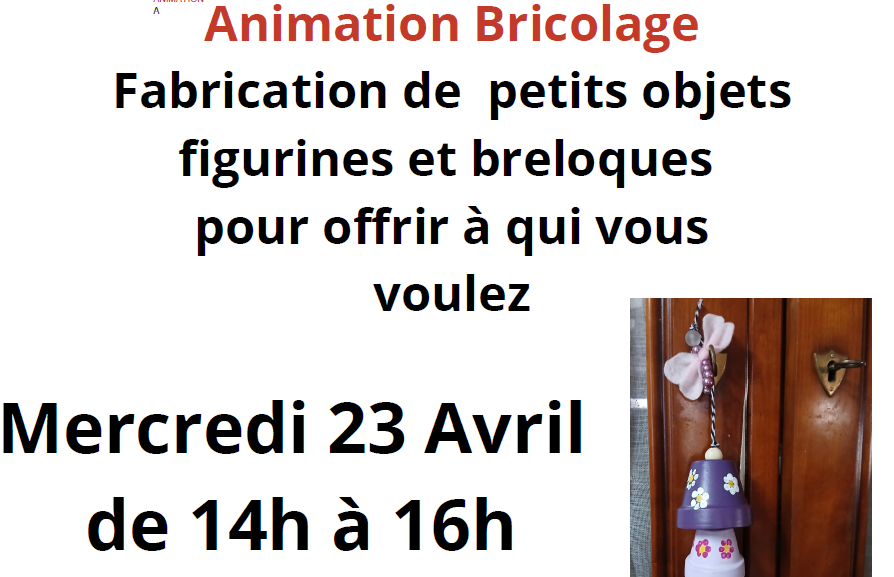 Animation bibliothèque : fabrication de figurines et breloques