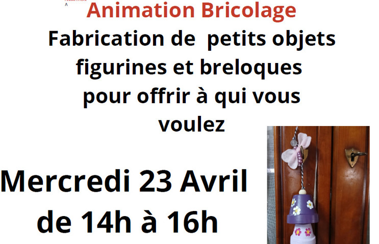 Animation bibliothèque : fabrication de figurines et breloques