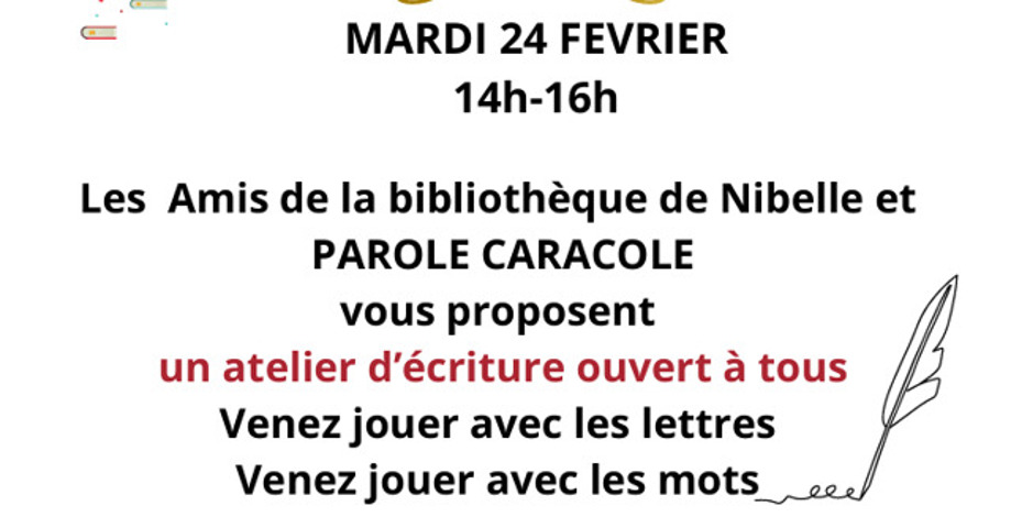 Atelier d'écriture