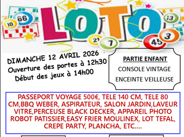 Loto du Comité des fêtes de Nibelle