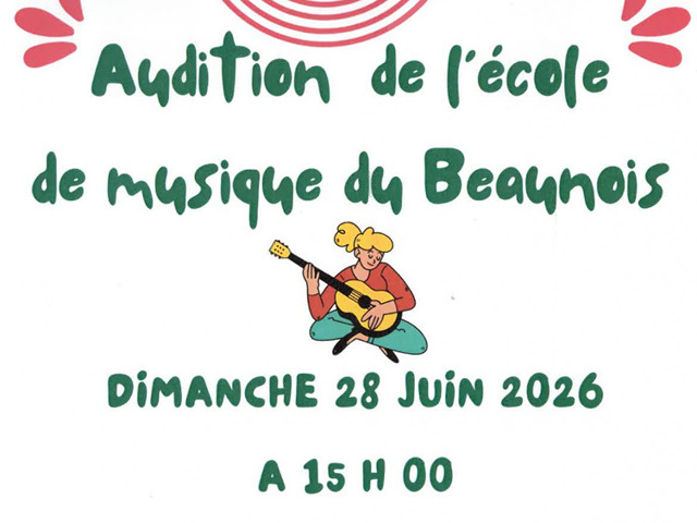 Audition école de musique du Beaunois