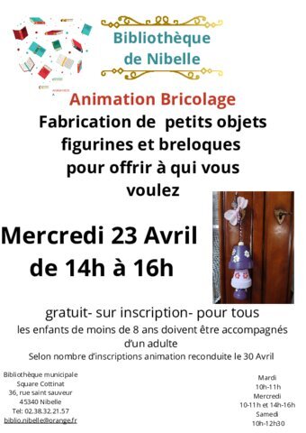 Animation Bricolage : figurines et breloques