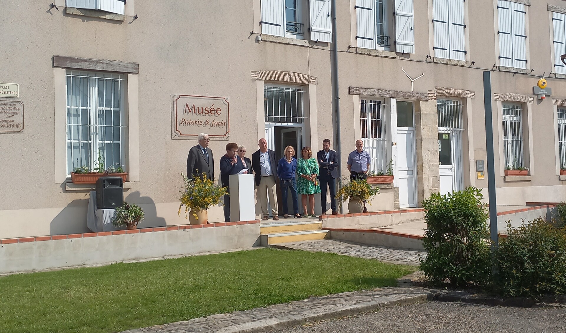 Inauguration du musée Poterie et Forêt