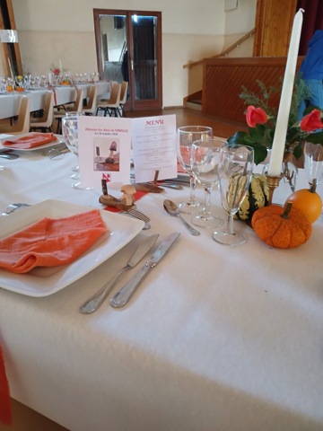 Superbe décoration pour le repas des Aînés