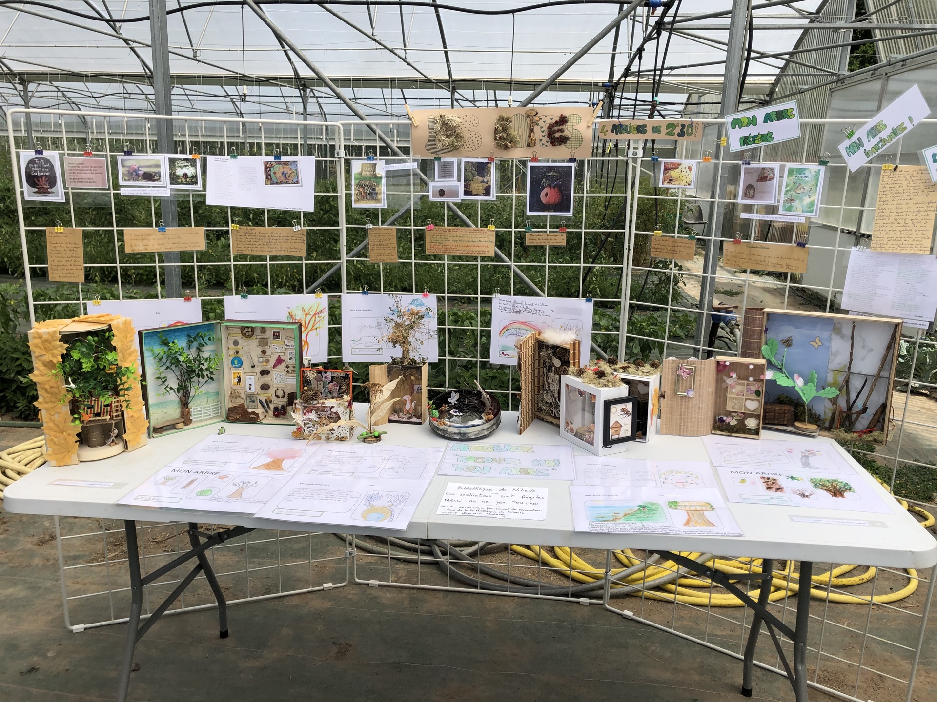 Exposition de l'atelier des "Petites Miettes"