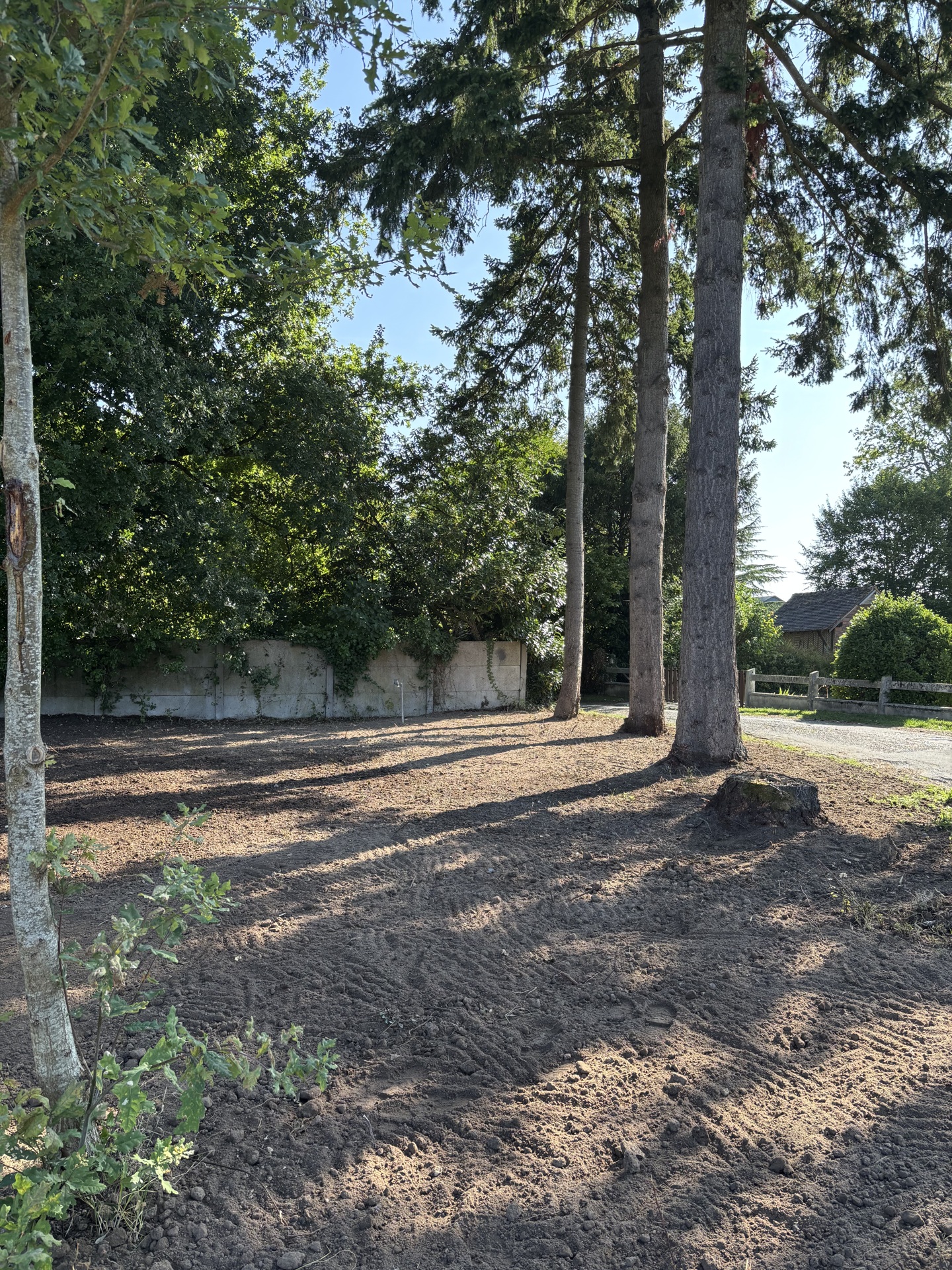 Finalisation aire de camping-cars