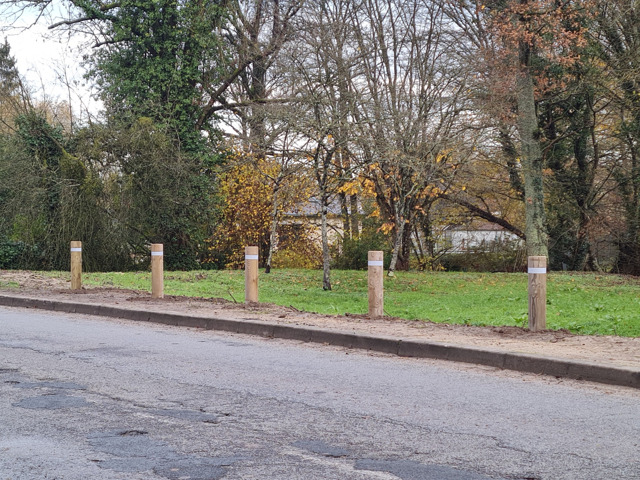 Finalisation des travaux sur le CD30 : sécurisation du virage