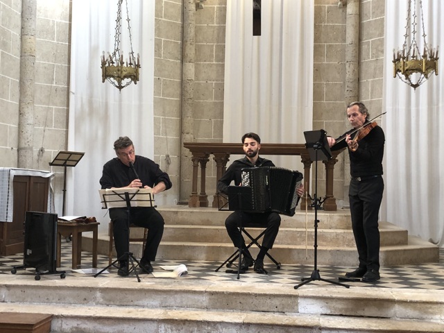 Concert Trio Accordion à léglise de Nibelle
