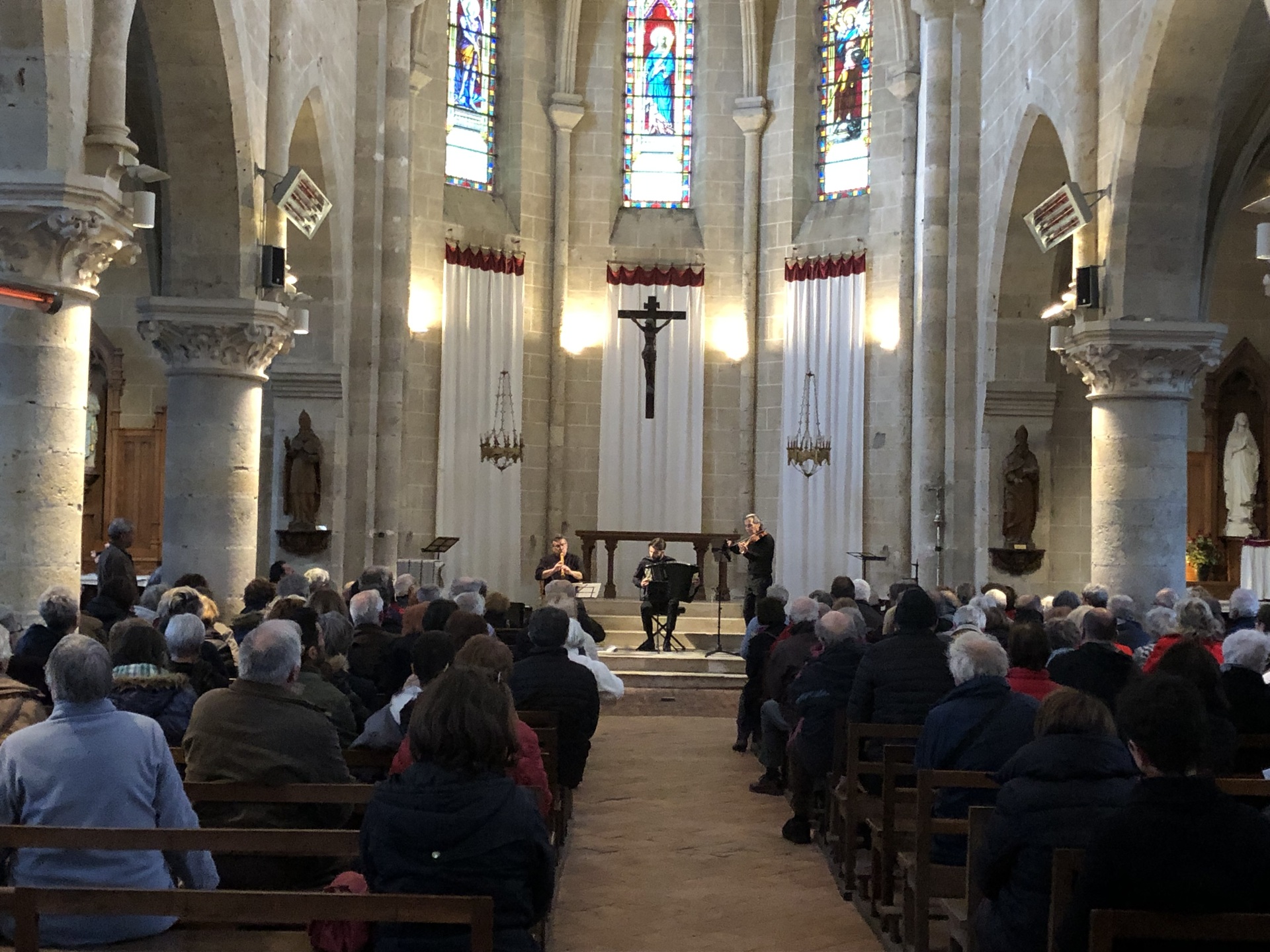 Concert Trio Accordion à léglise de Nibelle