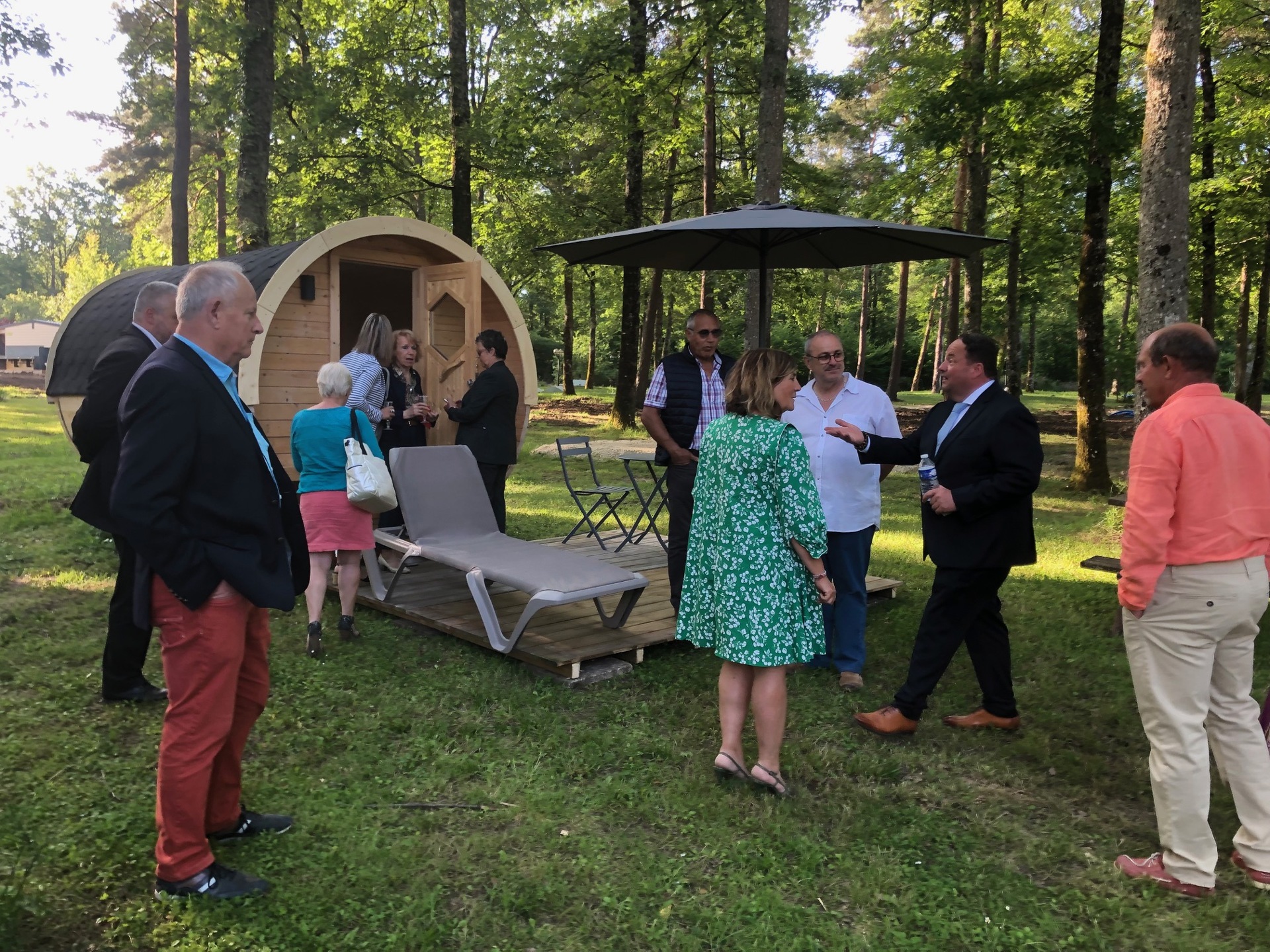 Inauguration Camping de Nibelle