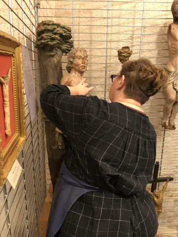 Statue St Sébastien confiée aux mains d'ARC-Nucleart