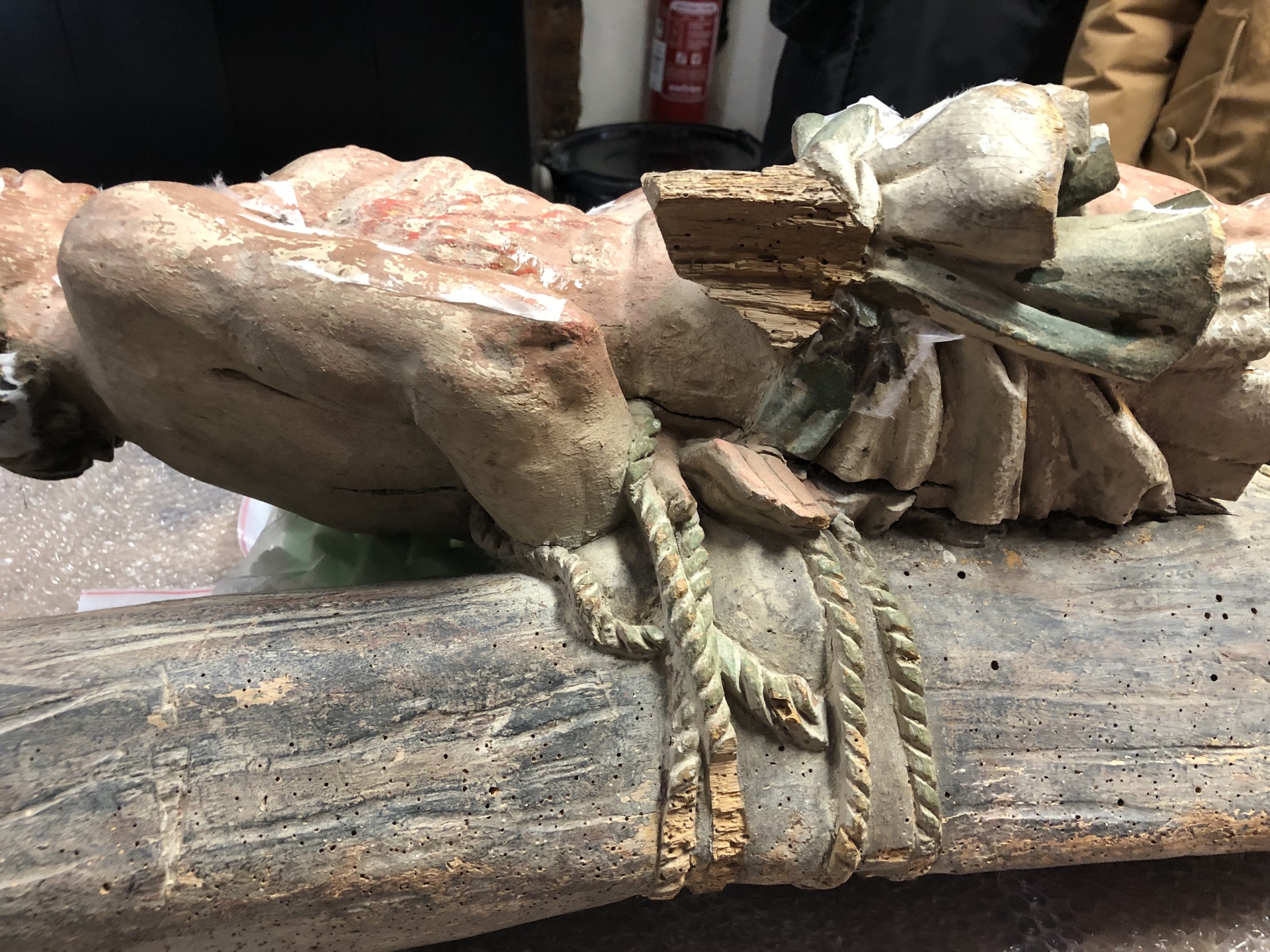 Statue St Sébastien confiée aux mains d'ARC-Nucleart