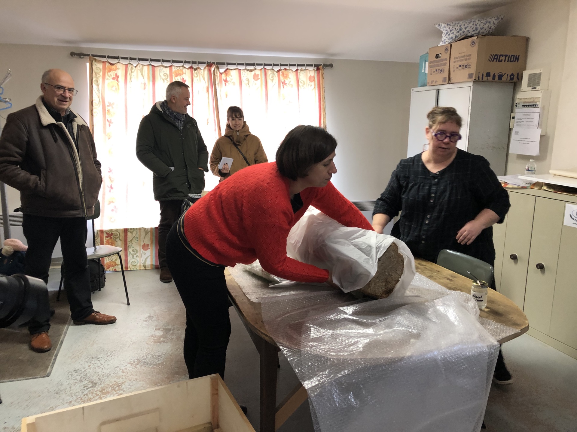 Statue St Sébastien confiée aux mains d'ARC-Nucleart