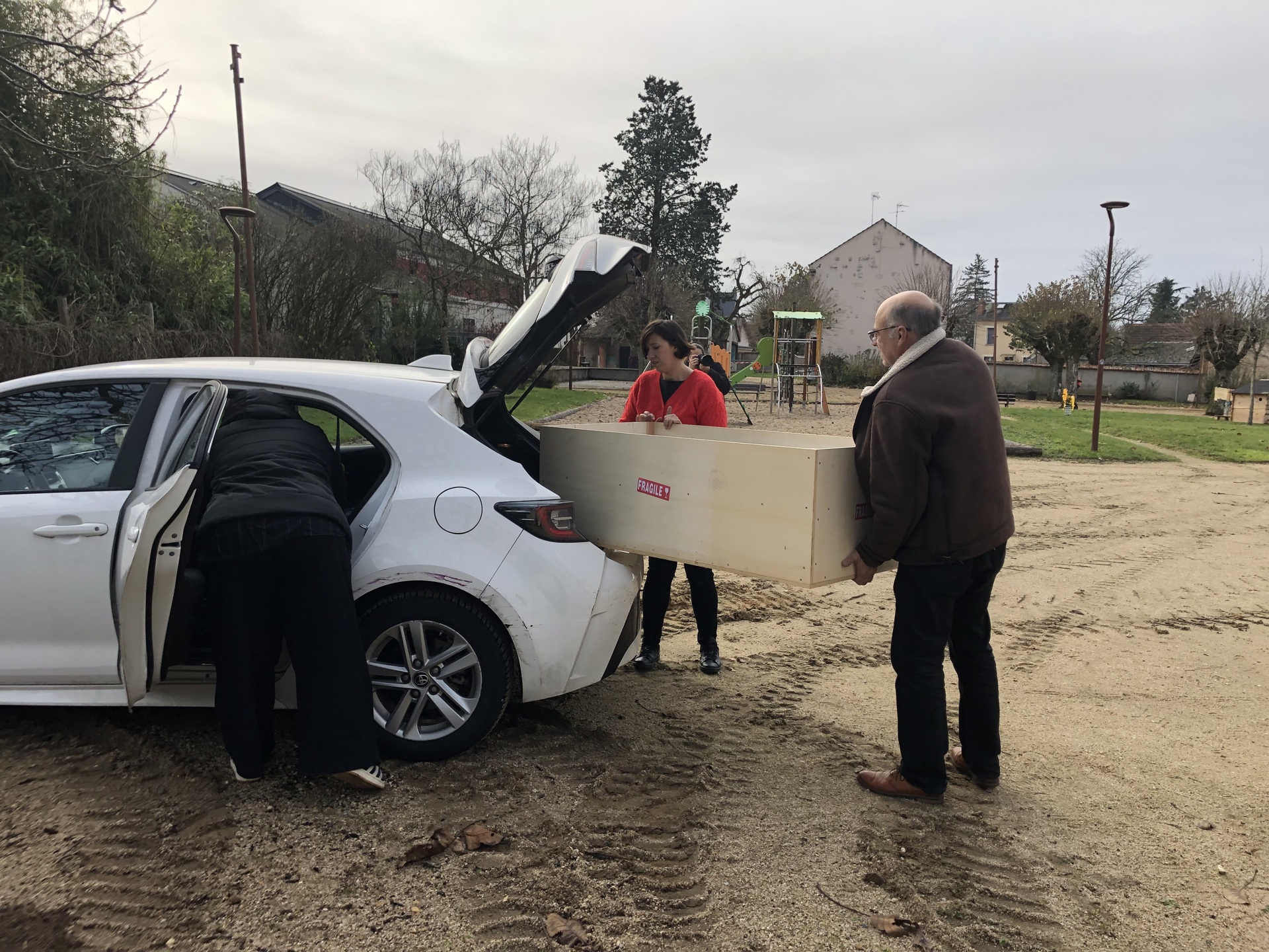 Statue St Sébastien confiée aux mains d'ARC-Nucleart