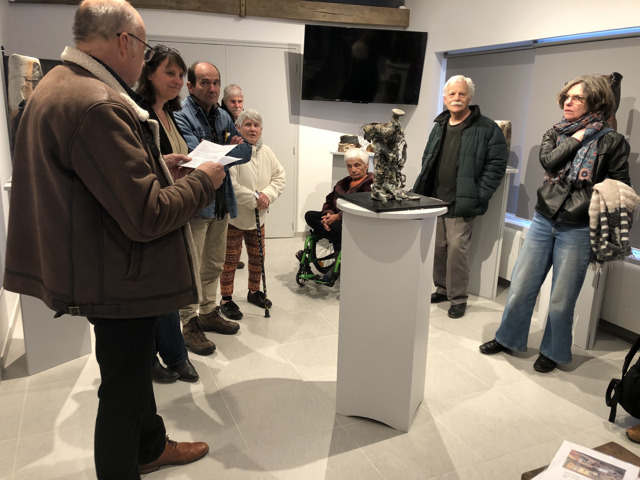 Inauguration exposition Gosse et Couturier