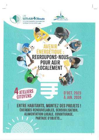 Ateliers citoyens pour le climat du Pays Beauce Gatinais en Pithiverais