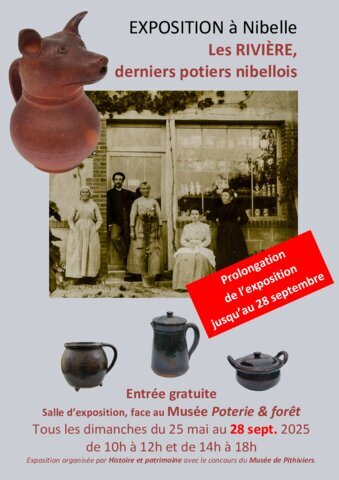 Exposition Les RIVIERE, derniers potiers à Nibelle