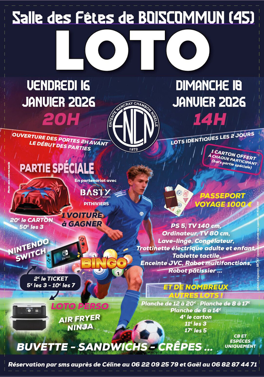 Loto organisé par l'ENCN