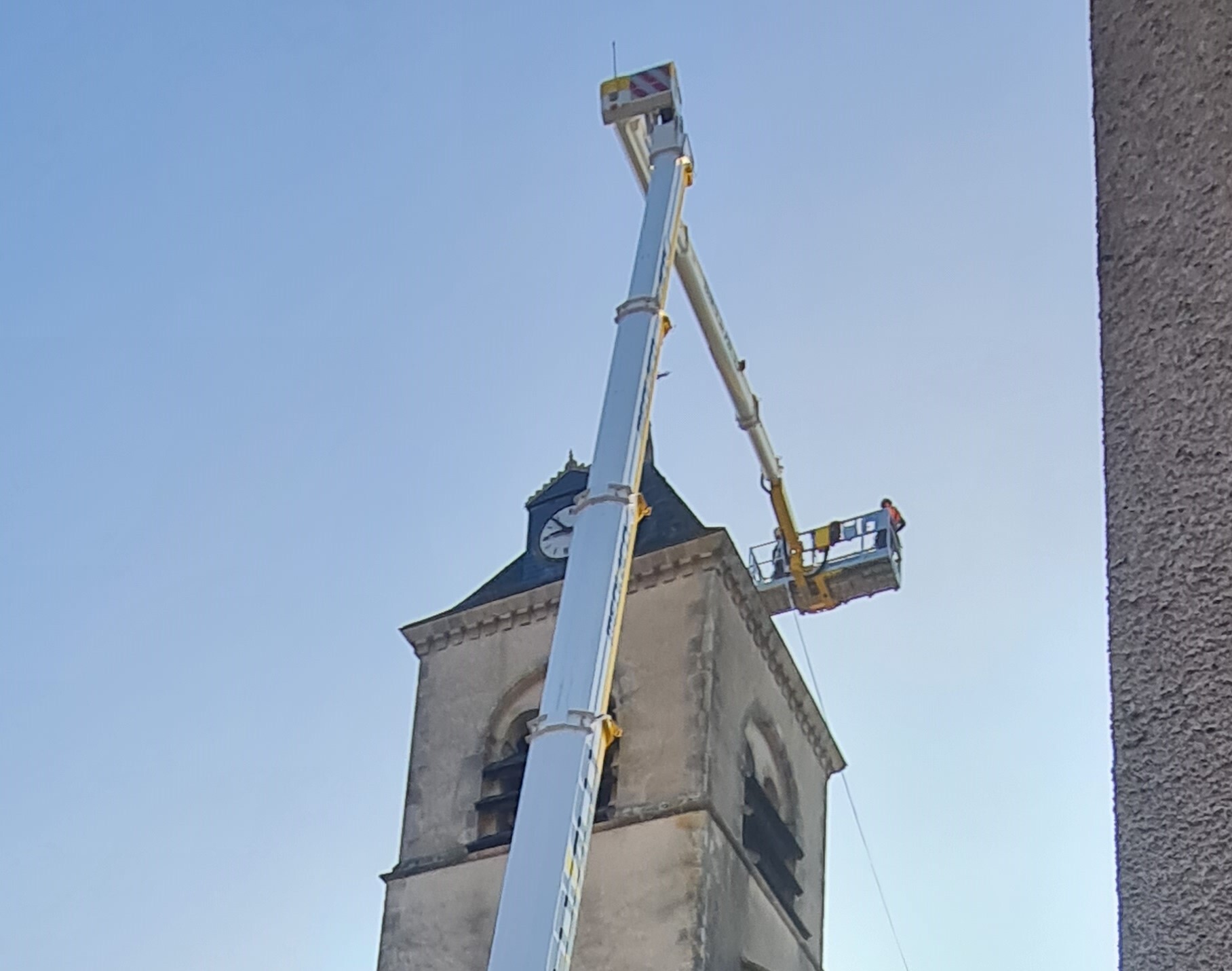 Travaux de mise aux normes du paratonnerre