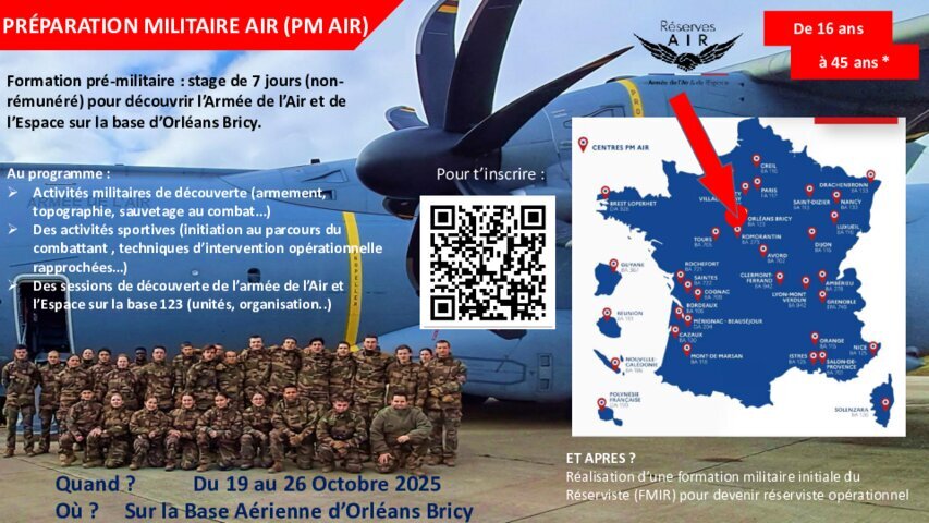 Préparation Militaire Air -communication-19-26-octobre-2025