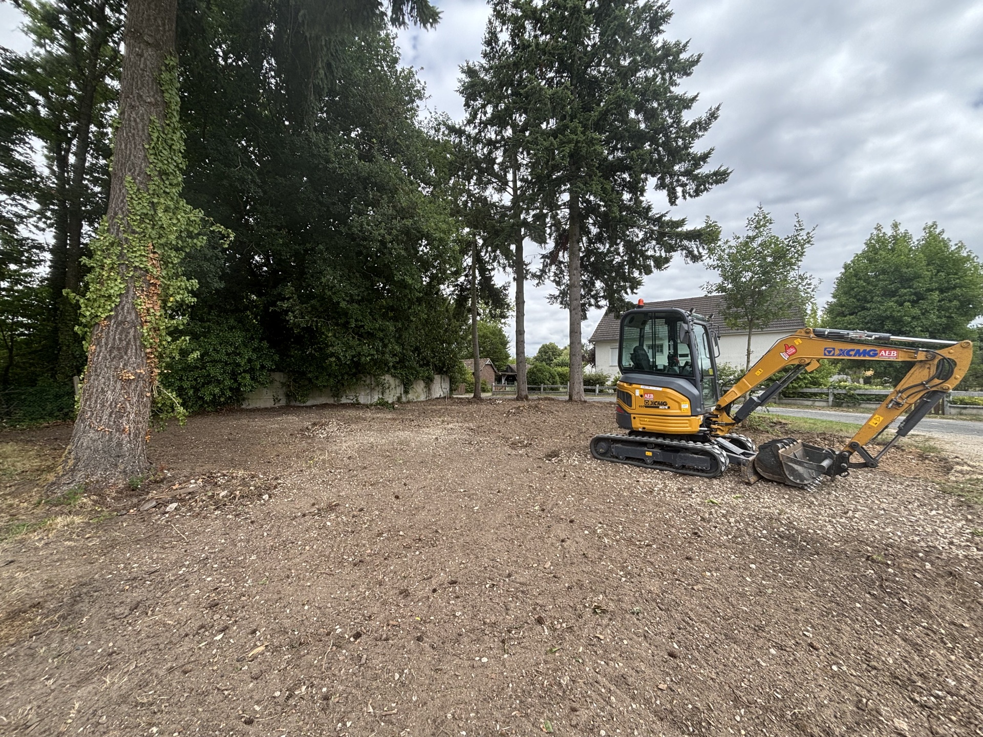 Poursuite des travaux aire de camping cars