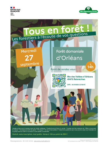 Animation ONF le 27 septembre à Rebréchien
