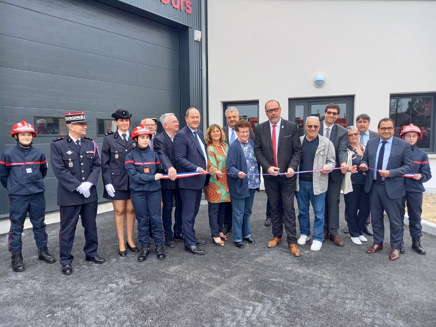 Inauguration du Centre de Secours Nancray Chambon Nibelle