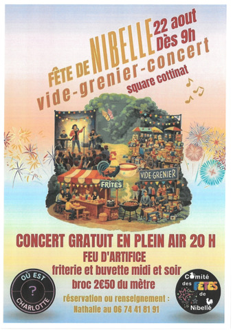 Fête patronale et vide grenier 22/08/2026