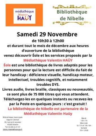 Bibliothèque- Médiathèque Valentin Hauy